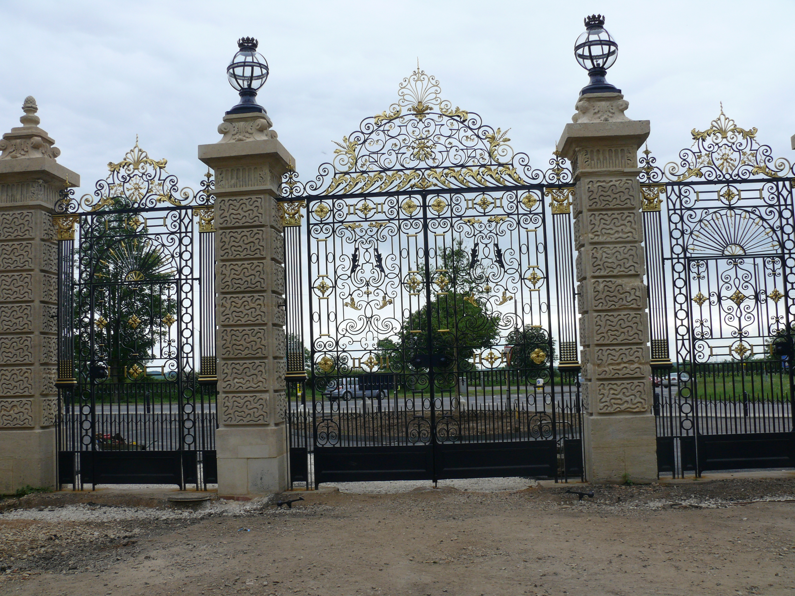 Waddesdon Manor Gates, Gates & Railings, Railings, Reproductions